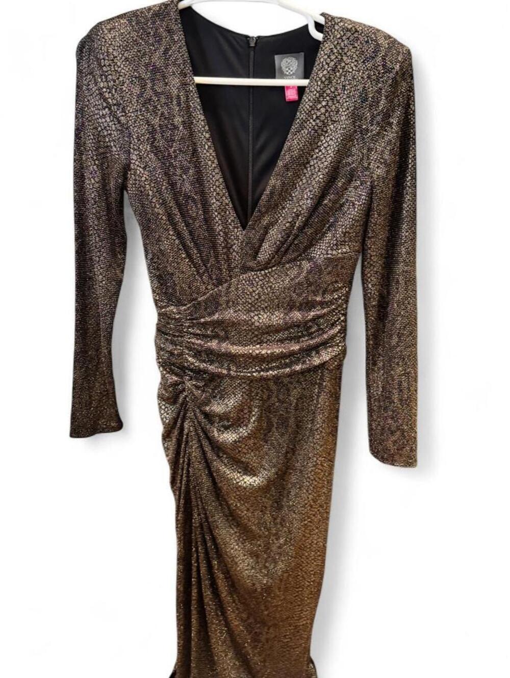Vince Camuto Gold Dress